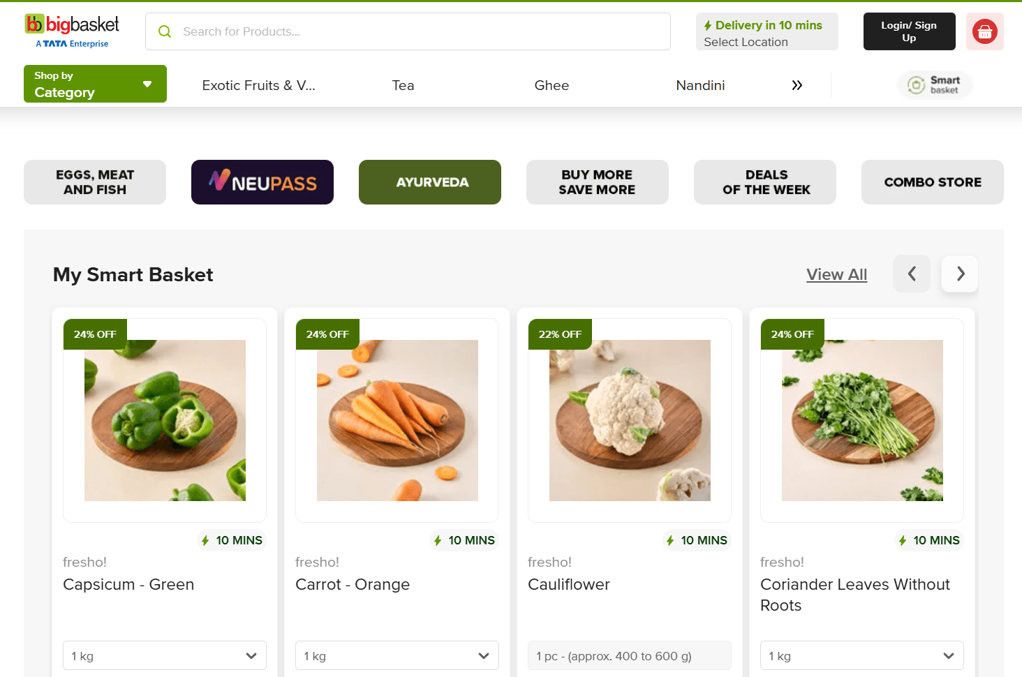 Bigbasket Hone Page.png