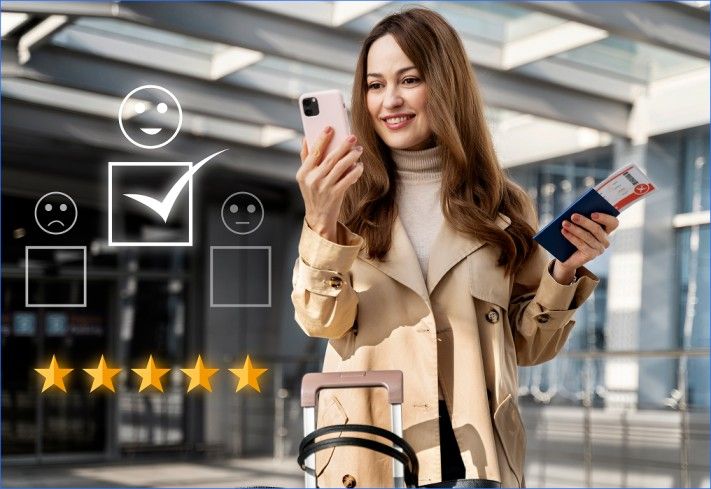 Customer experience (CX) and online feedback rating system improving user satisfaction