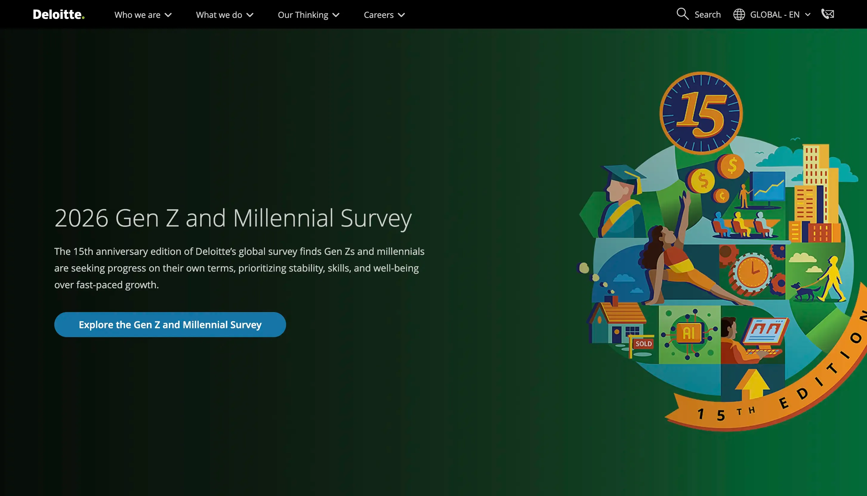 Deloitte home page