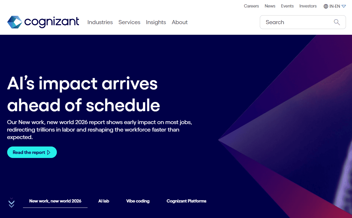 Cognizant Home Page