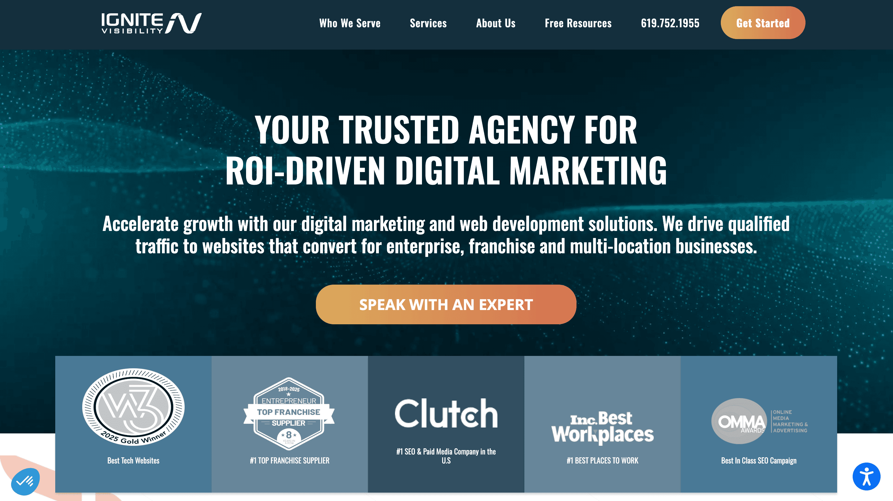 Local Business Marketing Agency - Ignite Visibility Homepage 2026