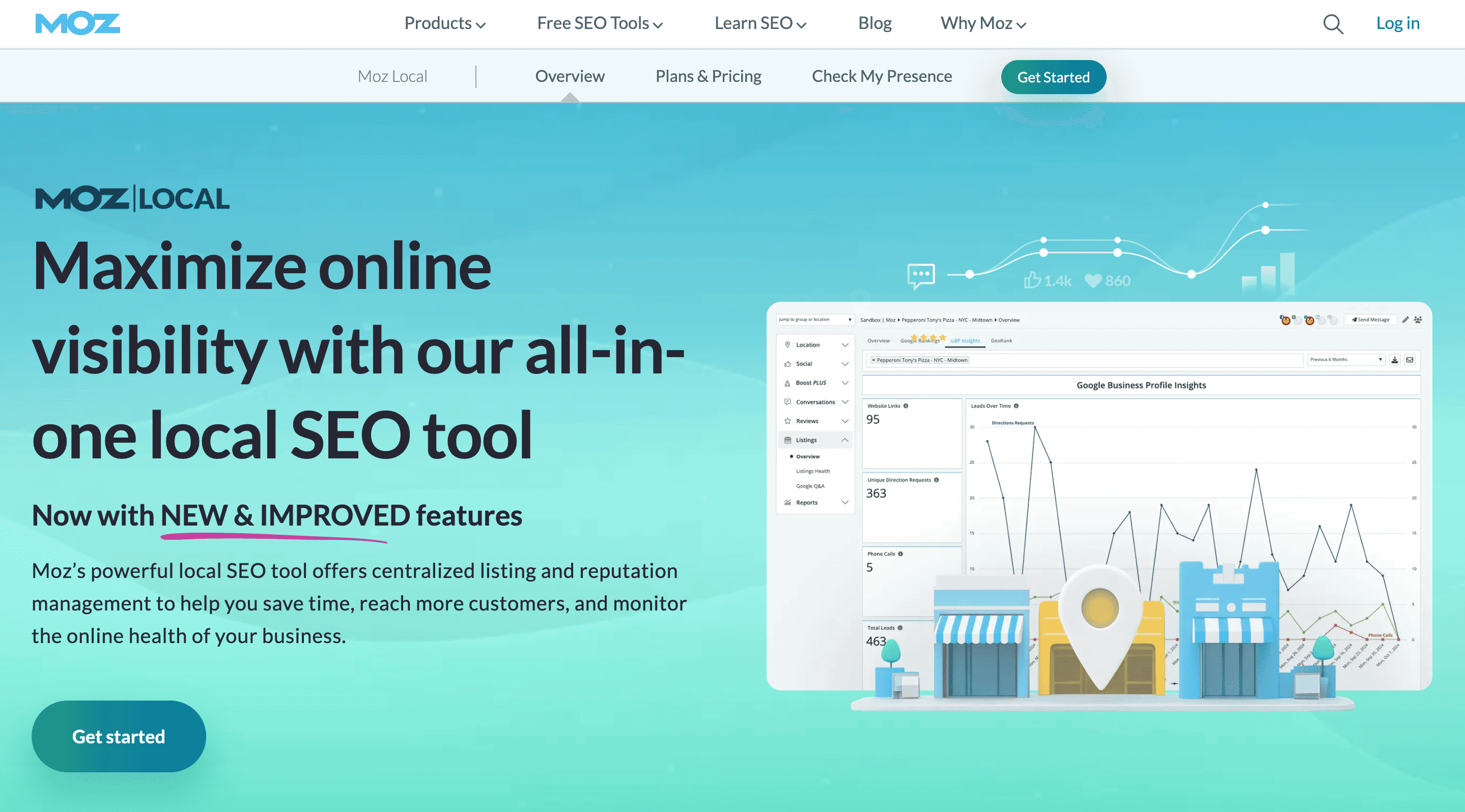 Local Business Marketing Agency - Moz Homapage 2026
