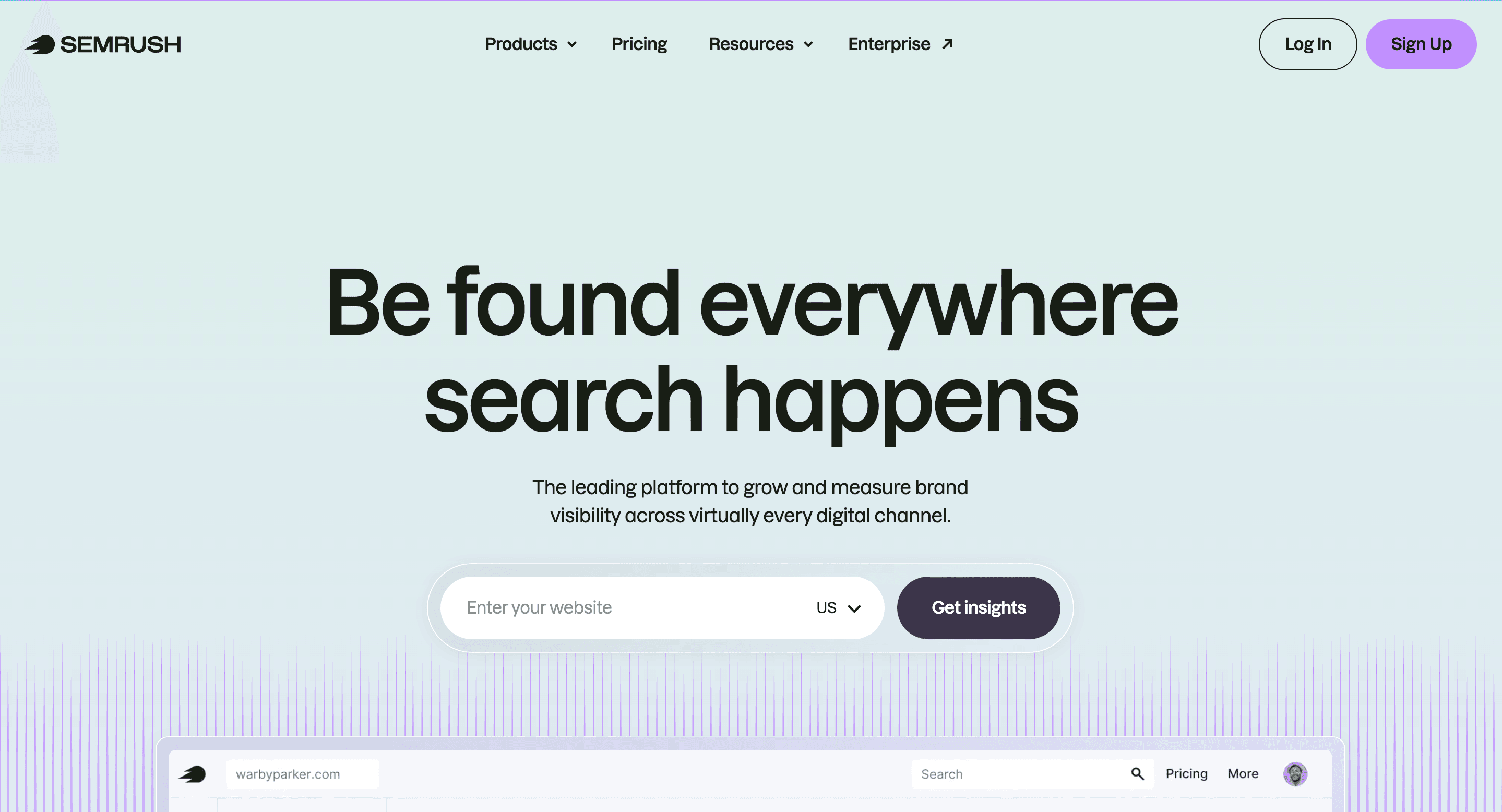 Local Business Marketing Agency - Semrush Homepage 2026