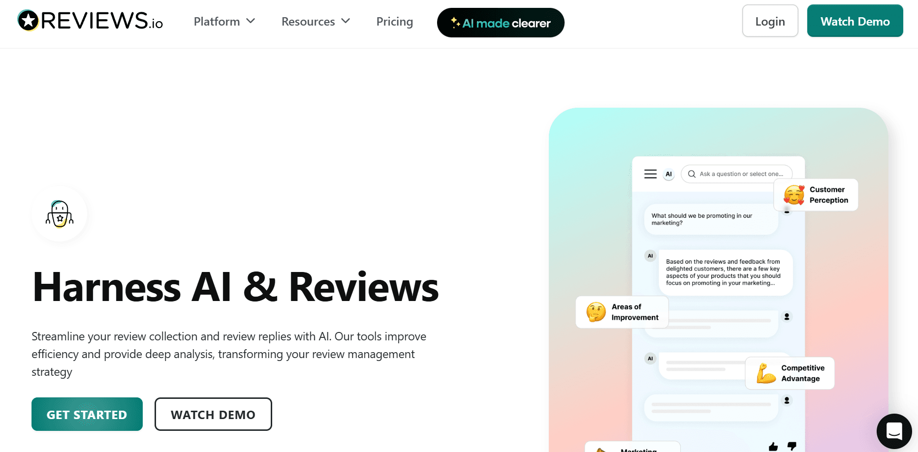Reviews.io - Best for AI Insights