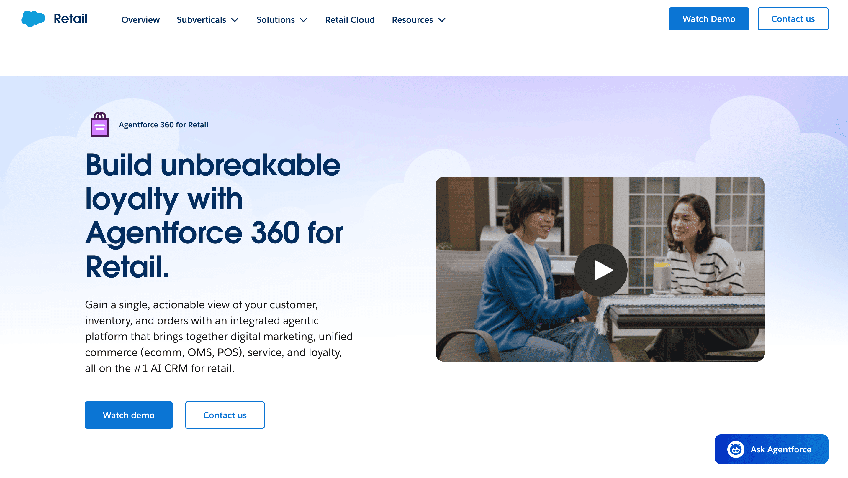 Salesforce Home Page