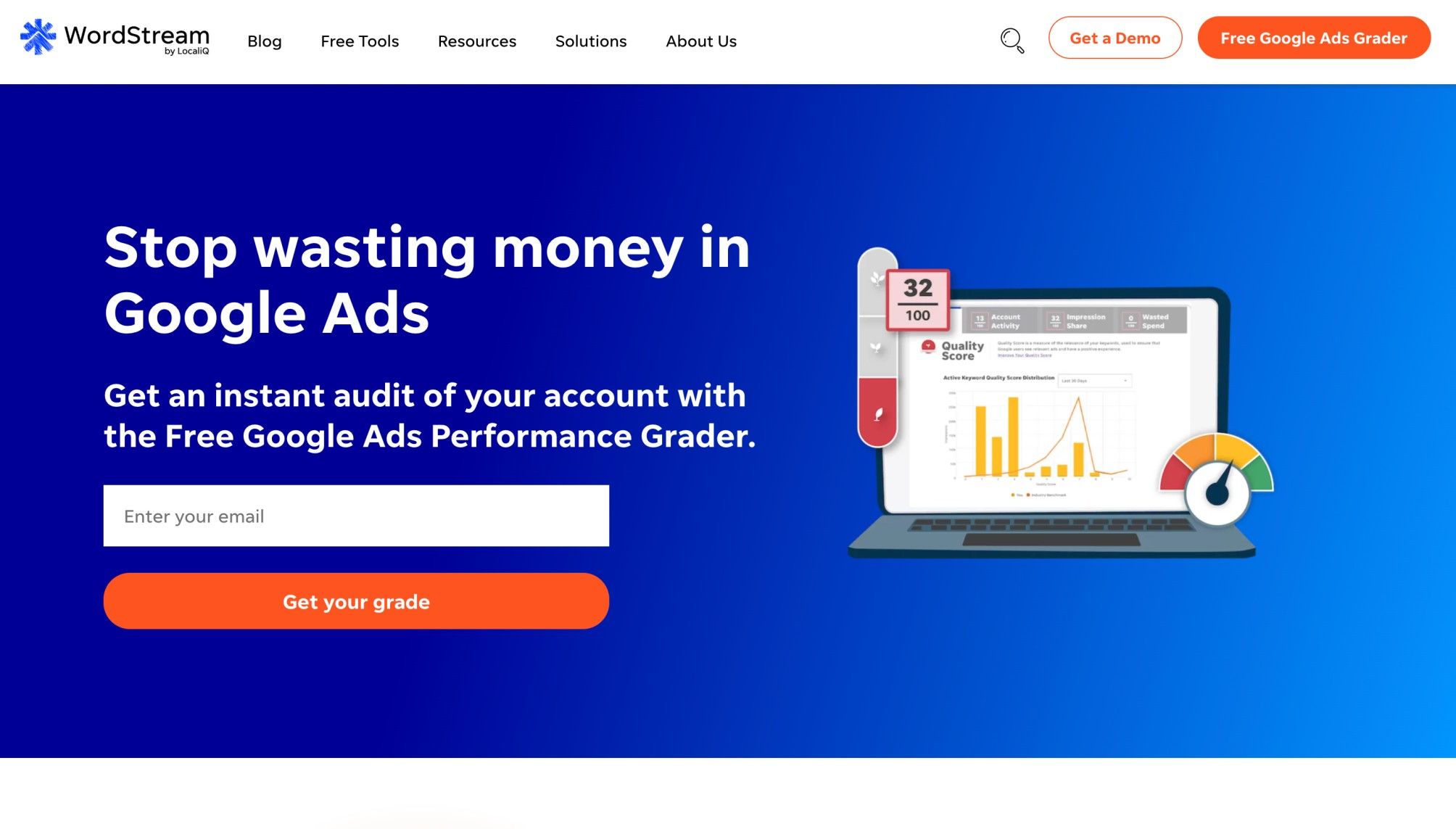 Local Business Marketing Agency - WordStream homepage 2026