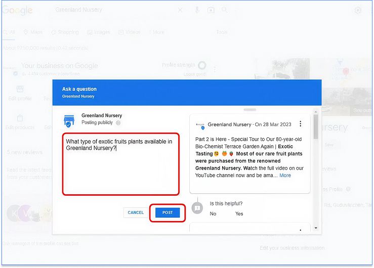 Step 7_Leverage Google My Business Q&A