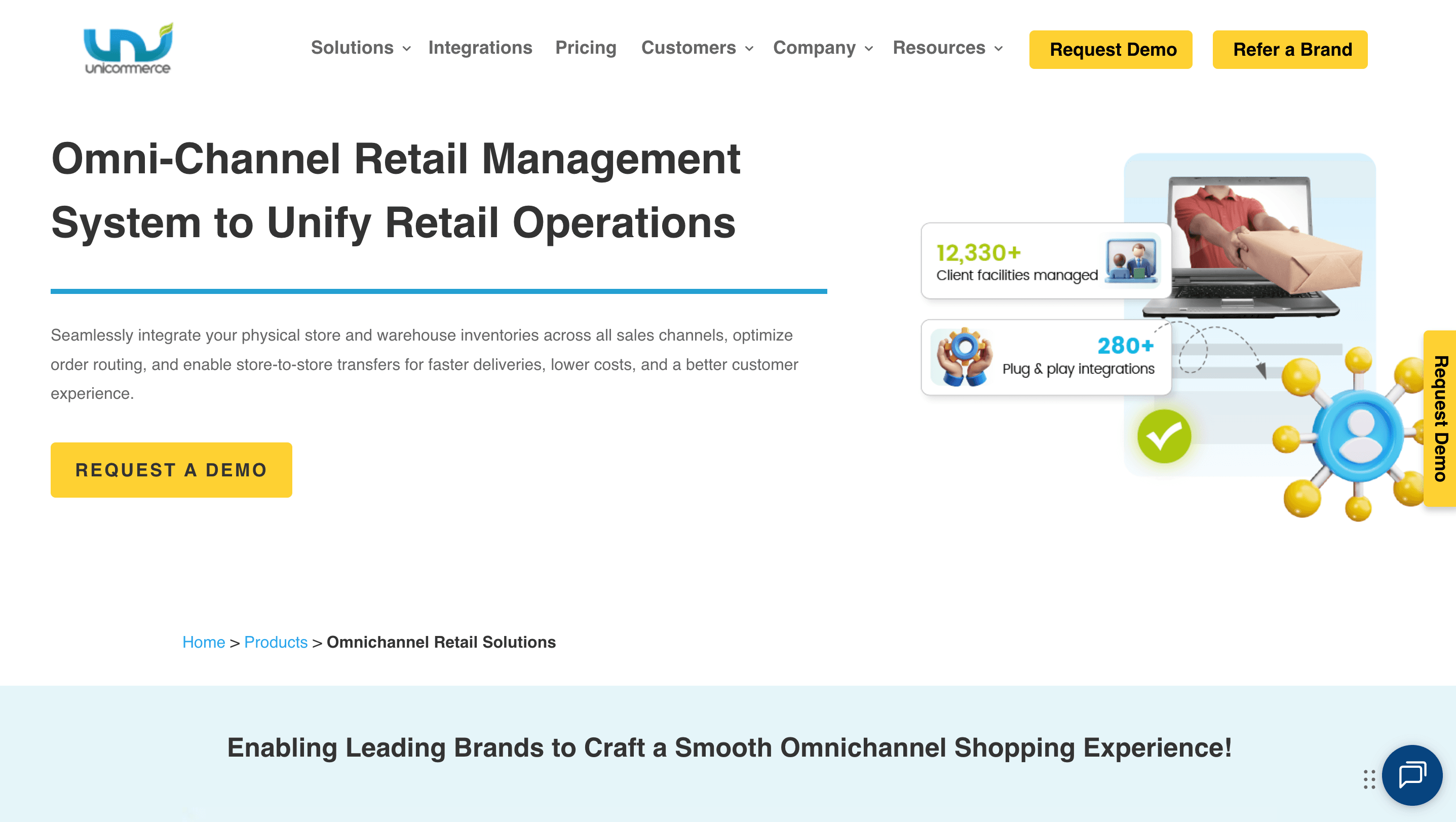 Unicommerce Home Page