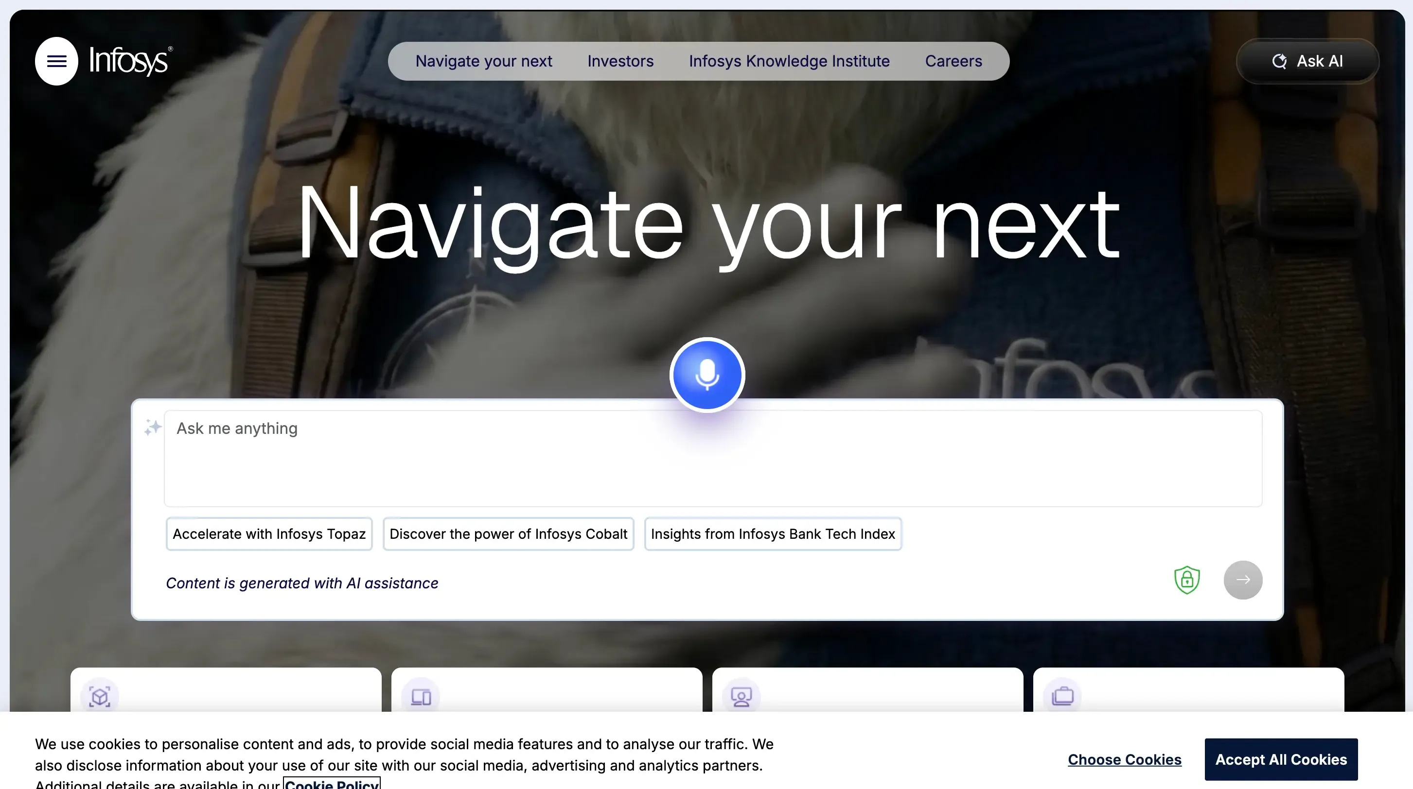 infosys home page